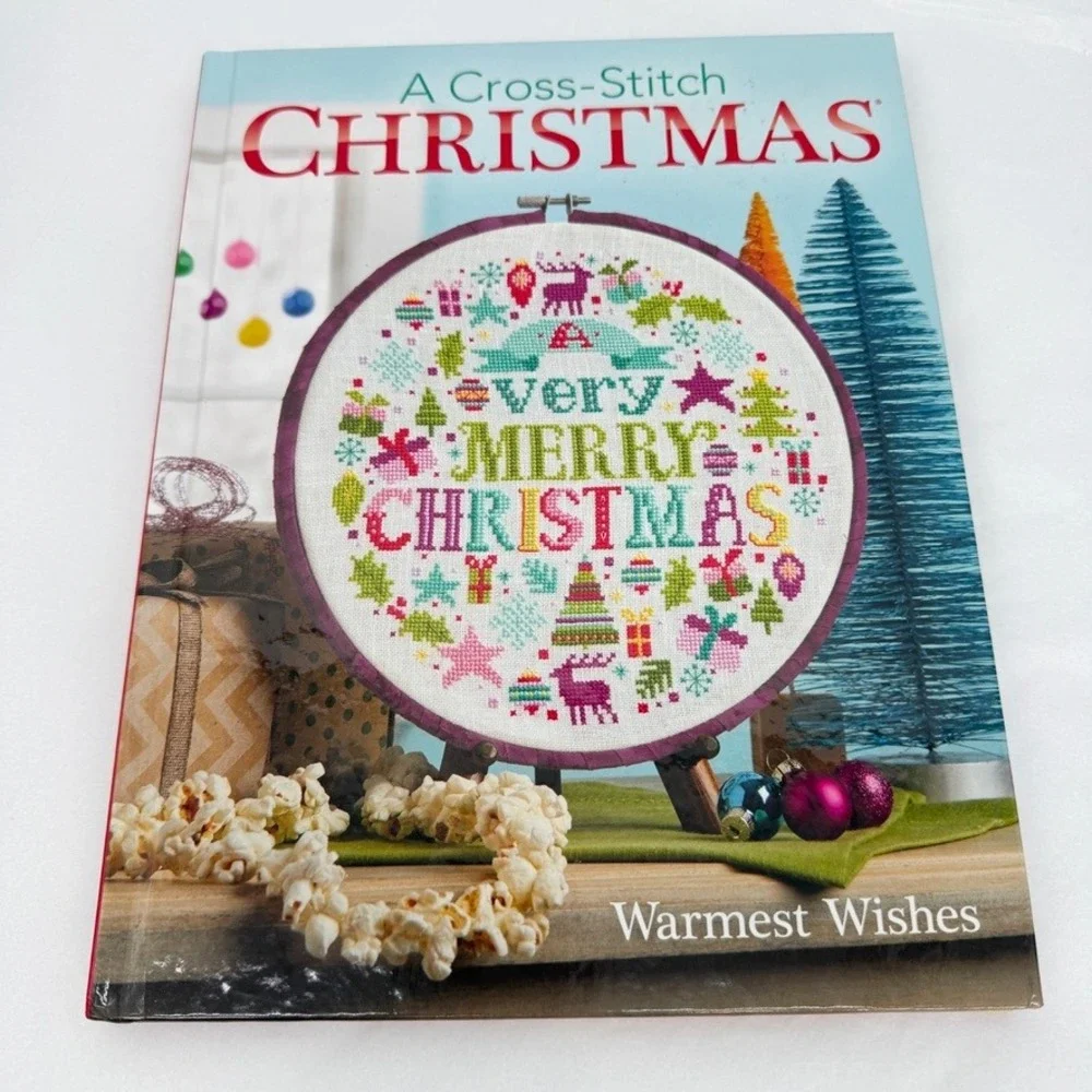 A Cross-Stitch Christmas Warmest Wishes Patterns Holiday Craft Book Craftaways